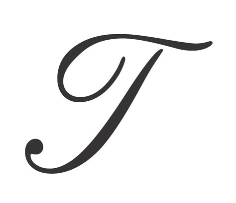 Capital T Cursive T: To write a cursive T start with a horizontal line from left to right, slightly above the baseline. Then, draw a vertical line downward from the middle …
